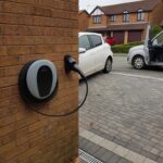 installation of pod point ev charger system